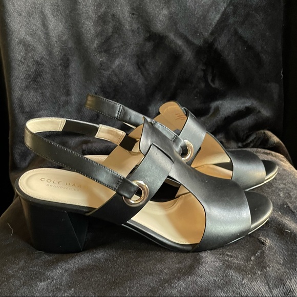 COLE HAAN Adele Grandseries Sling Back Leather Sandals SIZE 11 - Picture 10 of 13